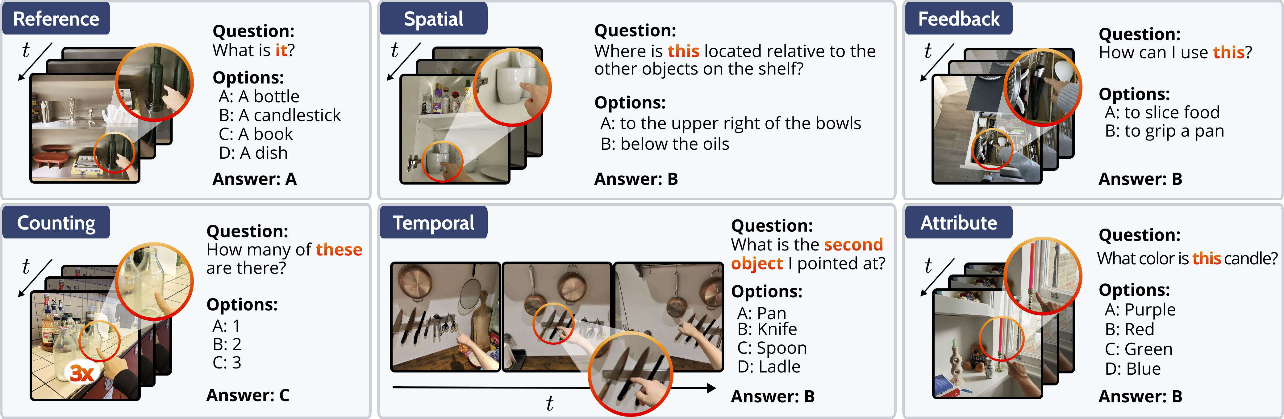 EgoPointVQA Taxonomy
